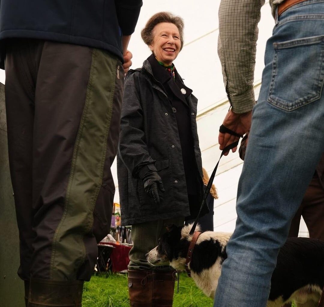 Princess Anne at the ISDS International Sheep Dog Trials