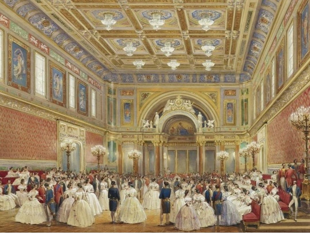 Buckingham Palace Ballroom (1856, 1907, 2024)