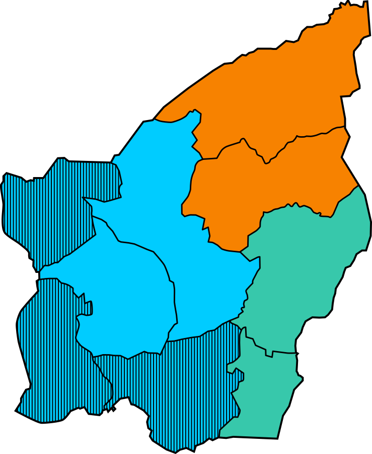 Schema dialettale di San Marino (secondo il Dizionario dialettale 2020) - legenda nei commenti