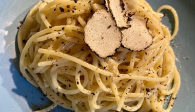 Pasta Al Tartufo mit frischem Sommertrüffel