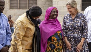 The Duchess of Edinburgh visited a trachoma outreach camp at Mlandizi Health Centre in Kibaha District. During the visit she saw trachoma screenings and surgery, and met health workers and patients