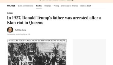 Yes, it's true — Donald Trump's father was arrested at a Ku Klux Klan riot