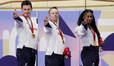 The Dikeç pose still going strong into the paralympics.