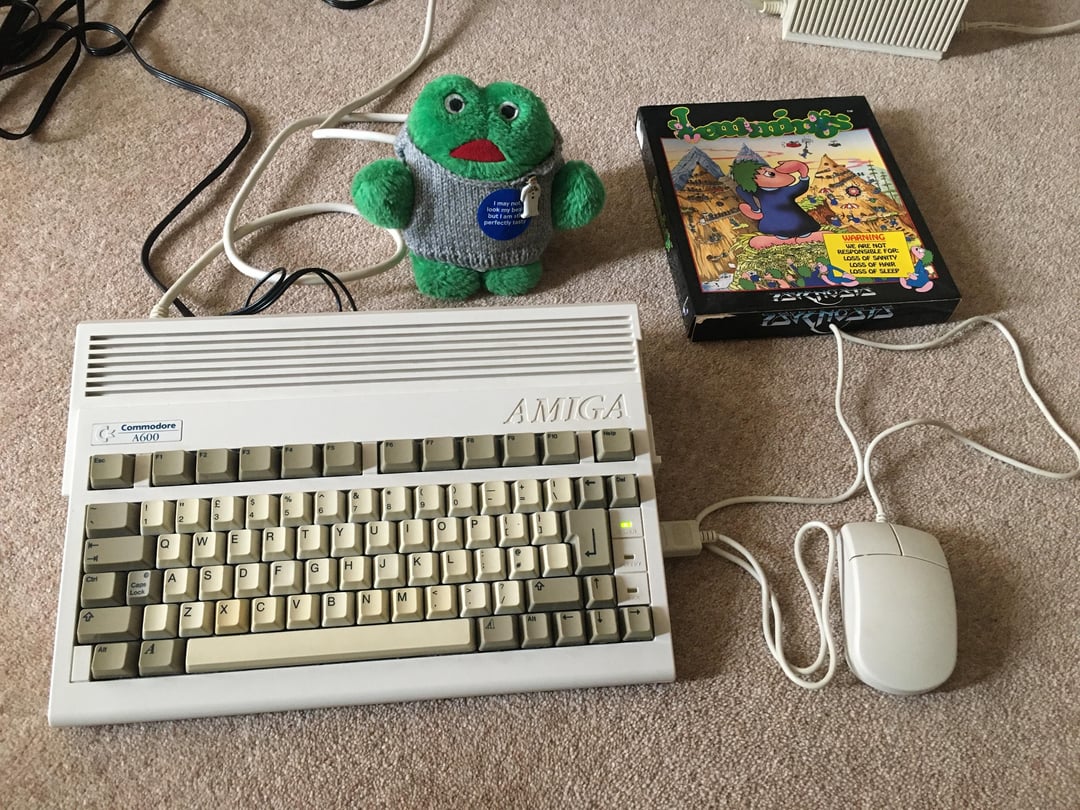 My old Amiga still works!