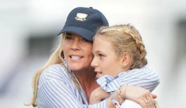 Autumn Phillips and daughters Isla and Savannah show up to support Zara Tindall at Blenheim Palace