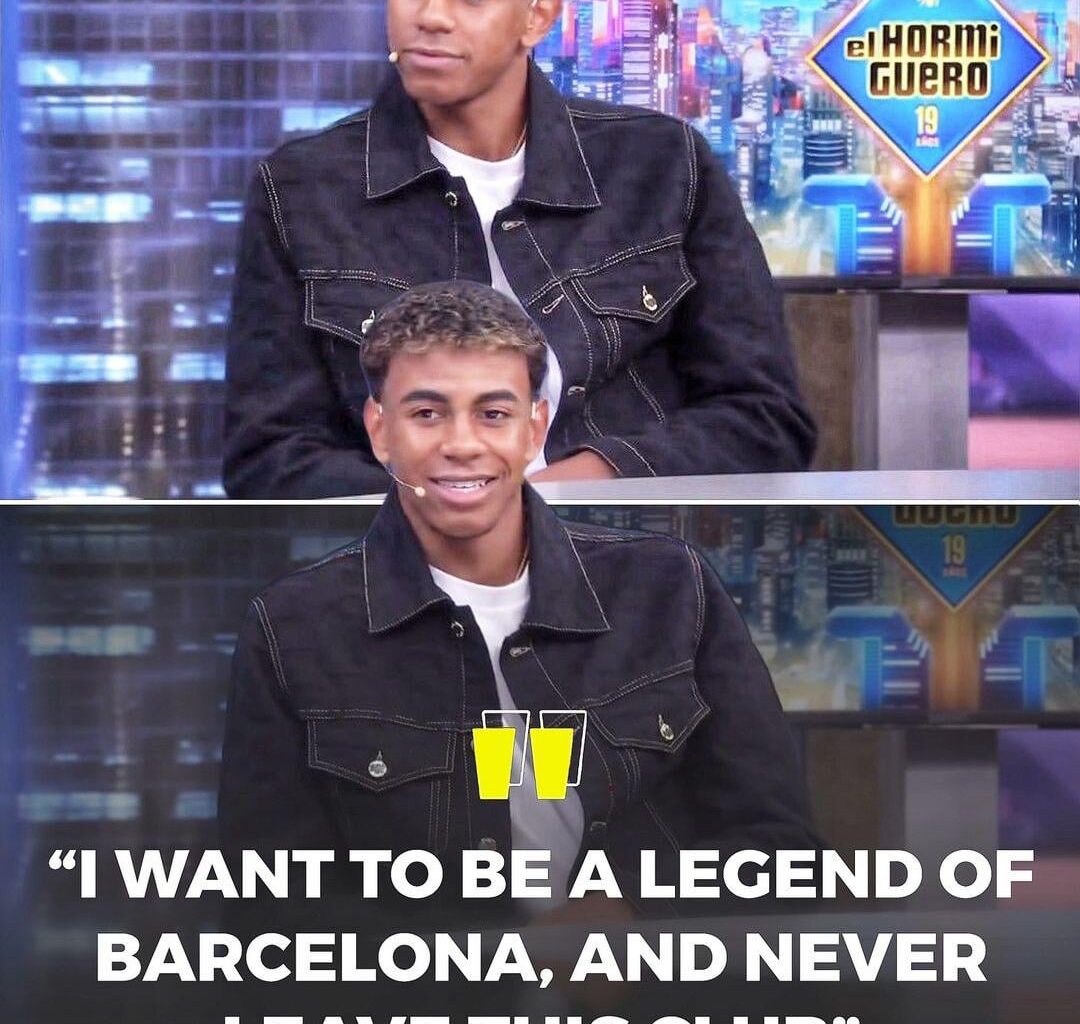 Lamine Yamal: "I want to be a legend of Barcelona, and never leave this club."