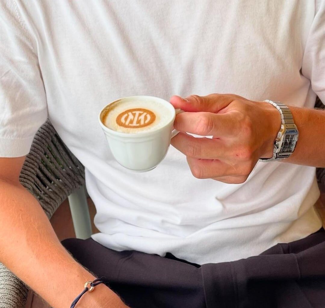 Benjamin Pavard shares his cup of coffee on Instagram. ☕️💙🖤