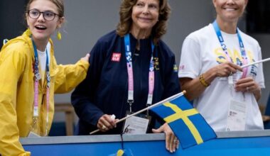 Queen Silvia, Crown Princess Victoria and Princess Estelle at the Paralympics