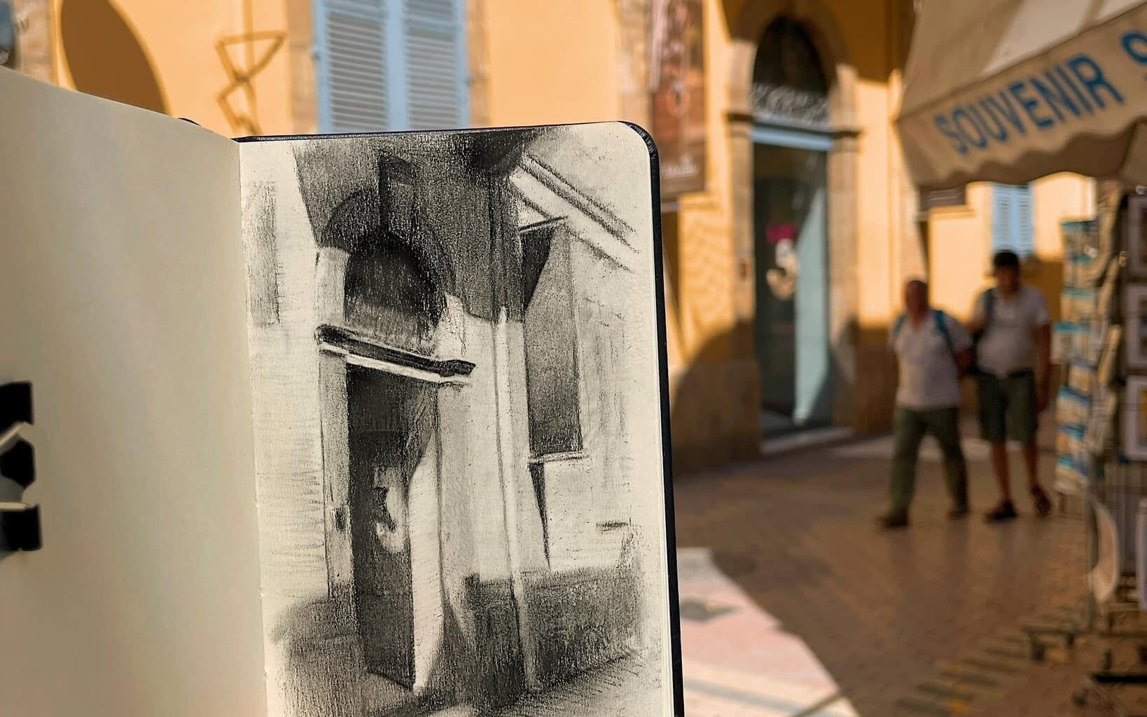 Drawing in Ledras st, Leventis museum