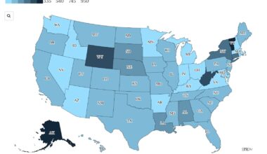 Average Health Insurance Premiums in the U.S. by State