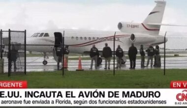 Aereo registrato a San Marino sequestrato dagli Usa a Maduro