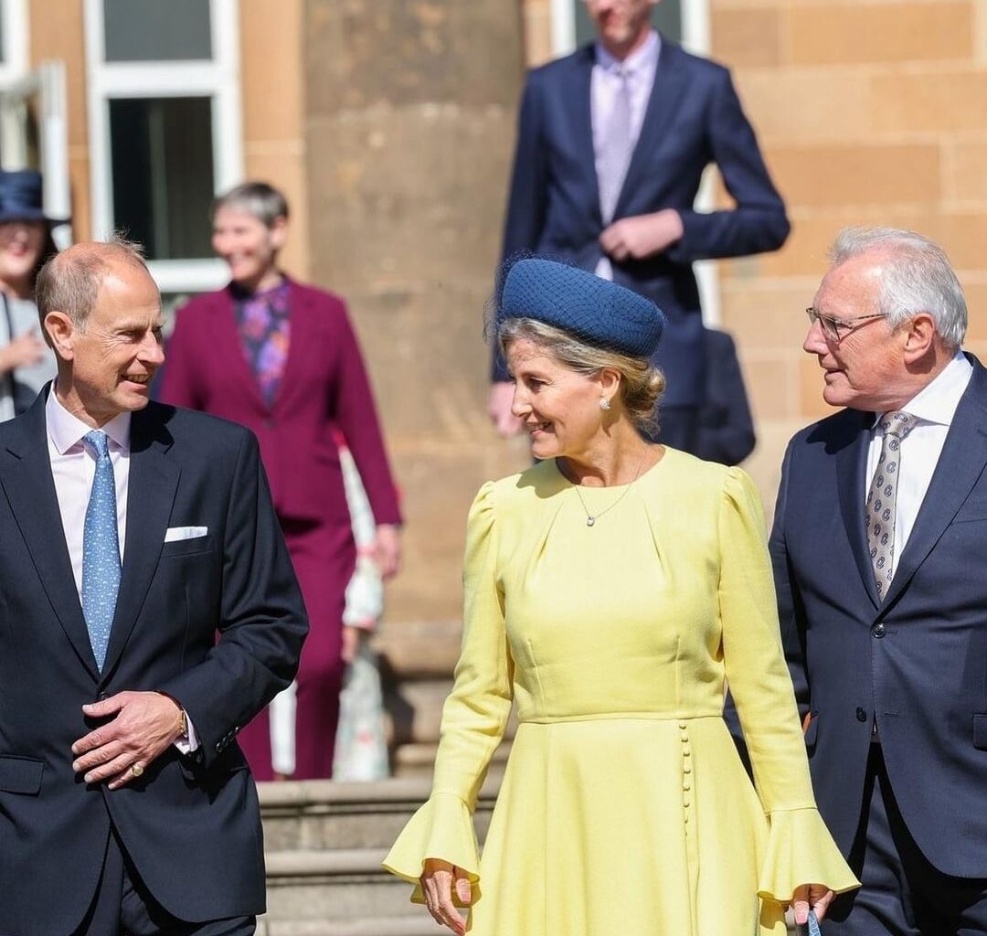 The Duke and Duchess of Edinburgh have attended the royal family’s annual garden party at Hillsborough Castle