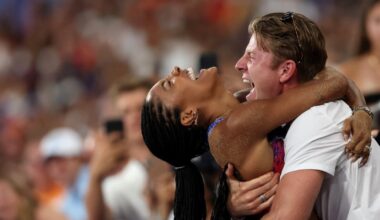 'Love Never Fails' - Hunter Woodhall & Tara Davis-Woodhall's Paris Olympics Triumph