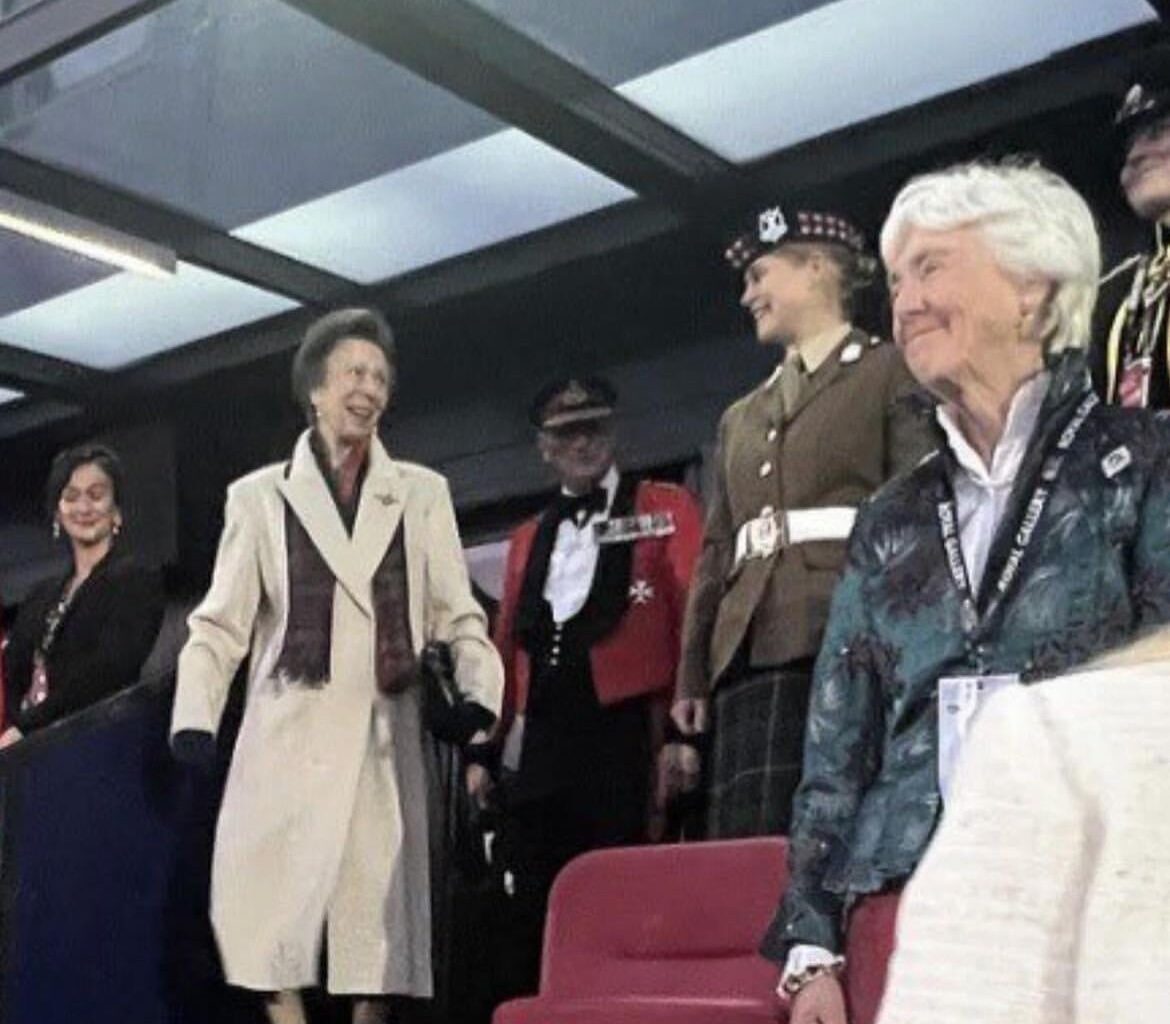 Princess Anne's reaction to spotting Lady Louise Windsor at the Royal Edinburgh Military Tattoo