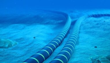 Subsea fo cable connecting France to Israel through Cyprus