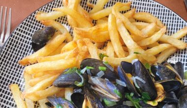 Classiques moules frites