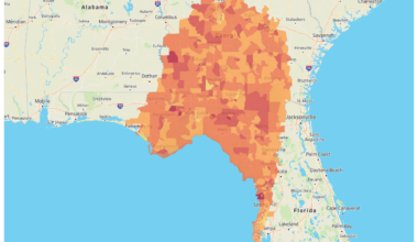 Communities that are Social Vulnerable in Hurricane Helene’s Path [OC]