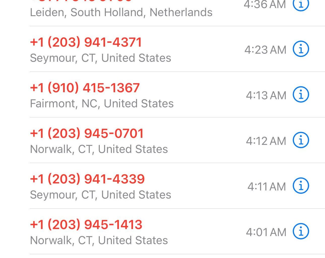 Last Night I received more than 30 calls from Random number on my Cyta Number