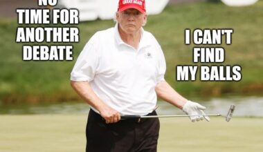 Trump excuse worse than his golf swing