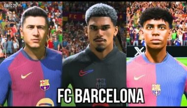 EA FC 25 FC Barcelona Faces