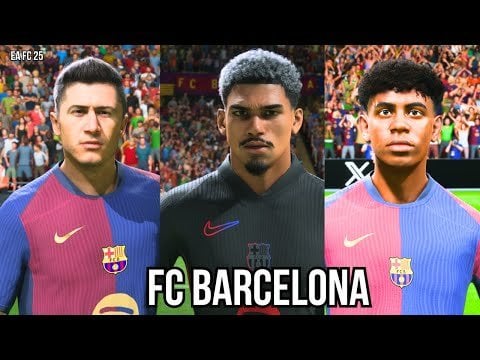 EA FC 25 FC Barcelona Faces