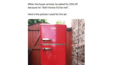 If only he’d red the advert properly