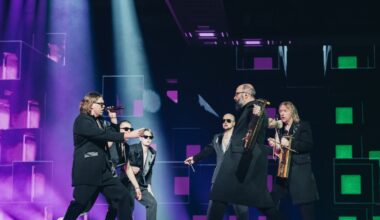 5MIINUST x Puuluup rehearsing (nendest) narkootikumidest ei tea me (küll) midagi for Estonia at the Second Rehearsal of the Second Semi-Final at Malmö Arena.