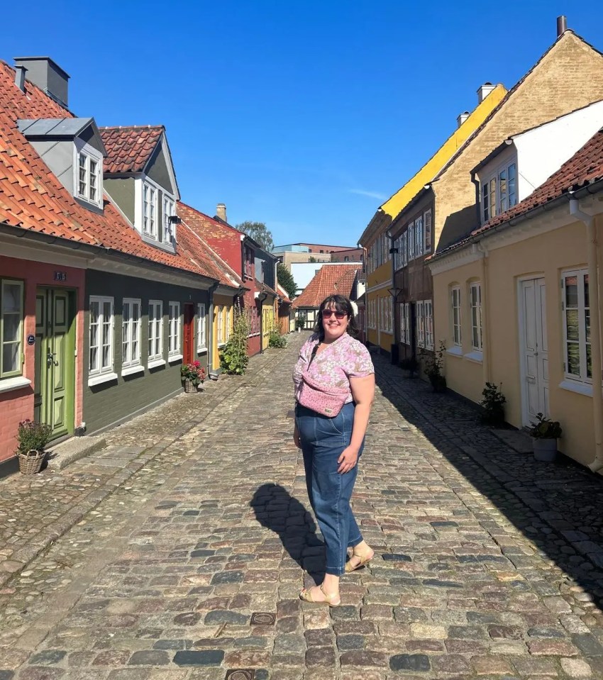 The Sun's Martha Cliff enjoying the quaint cobbled streets