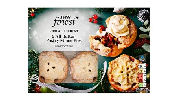 Tesco Finest 6 All Butter Pastry Mince Pies