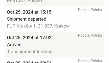 Poland post tracking to Canada