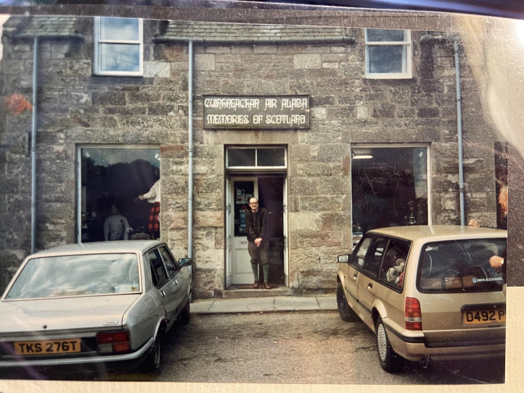 Memories of Scotland store in Dornoch (1987)