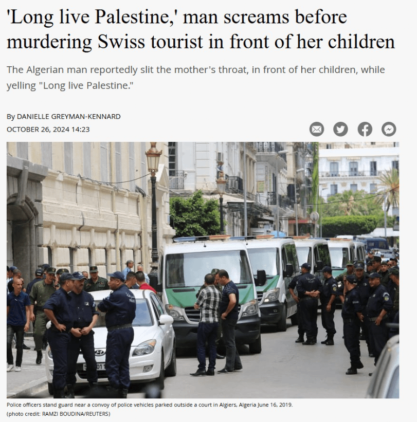 Only need to kill a few more swiss tourists until palestine is finally free... any moment now...