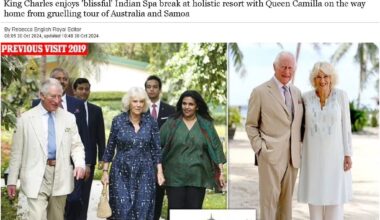 King Charles enjoys 'blissful' Indian Spa break at holistic resort with Queen Camilla on the way home from gruelling tour of Australia and Samoa