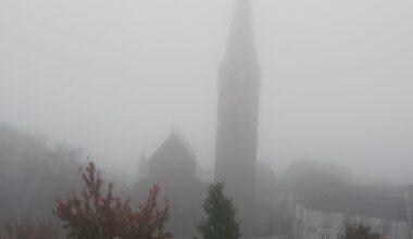 Pictures of today's fog in south Wales