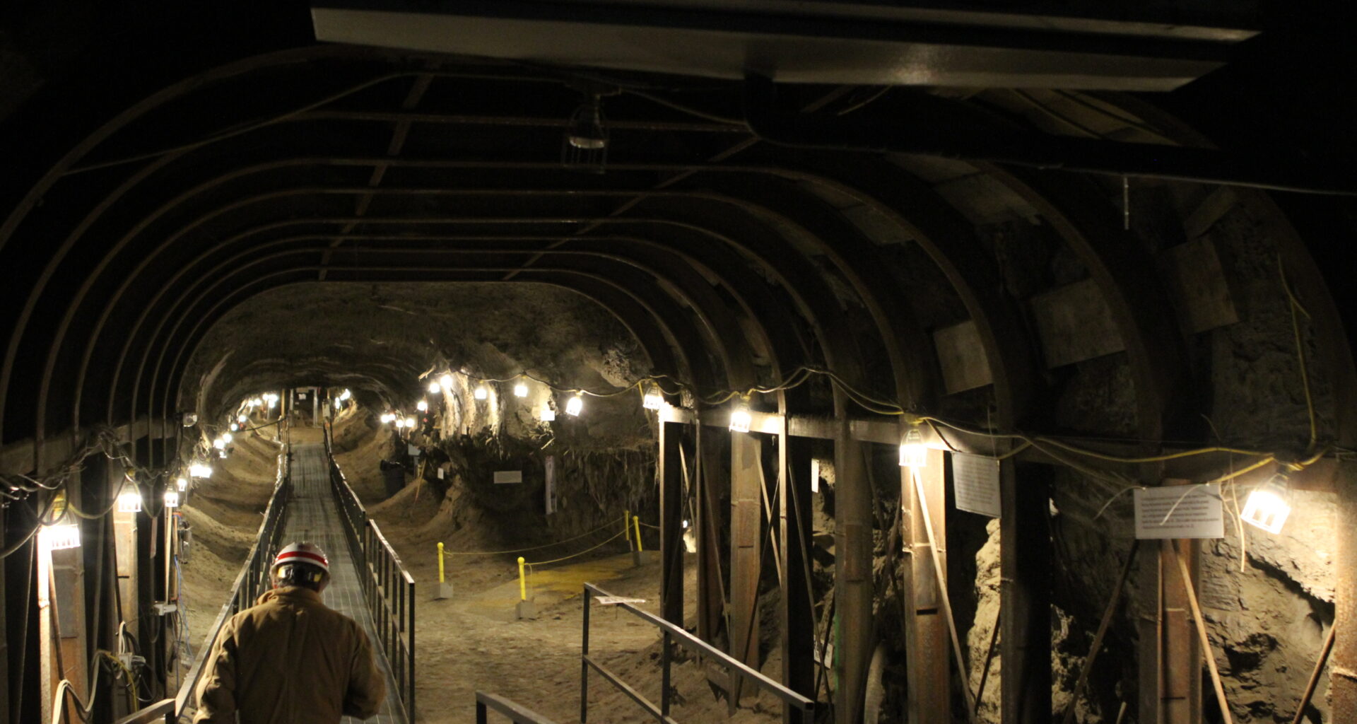 Permafrost Tunnel north of Fairbanks, Alaska