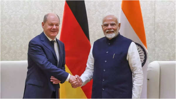 Germany's vice chancellor meets Prime Minister Narendra Modi in New Delhi during his India visit