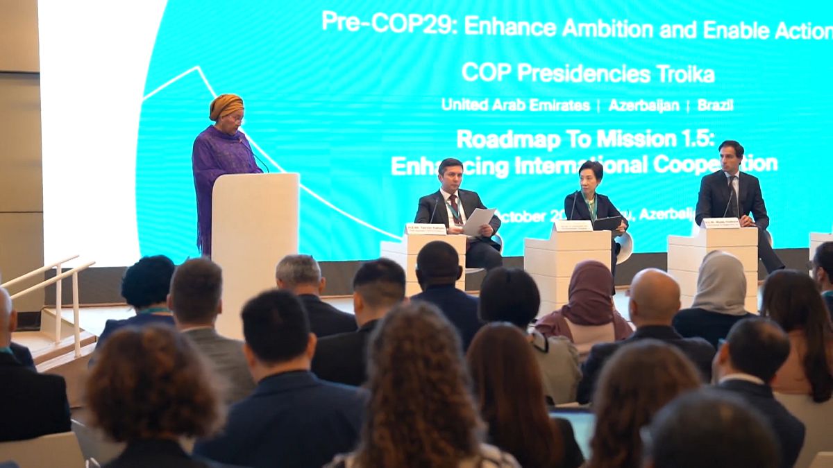 Pre-COP29: Global leaders meet in Baku to tackle climate change and scale up finance solutions