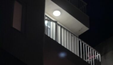 can I report a neighbour for leaving their balcony lights on for hours on end at night?