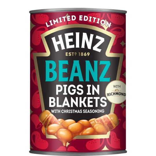 Heinz limited-edition Pigs in Blankets baked beans