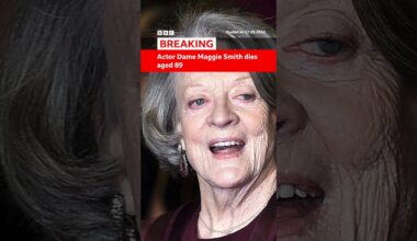 Dame Maggie Smith has died at the age of 89. #HarryPotter #MaggieSmith #BBCNews