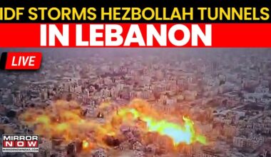 Israel Hezbollah Live | IDF Attacks Hezbollah Tunnels In Lebanon, What Happened?