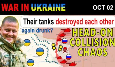 02 Oct: UNBELIEVABLE! Confused Russian Tank Drivers CRUSH INTO EACH OTHER MID FIGHT | War in Ukraine