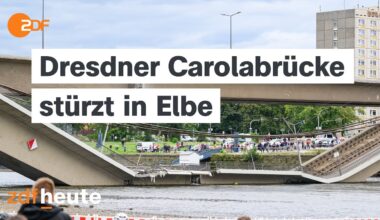 Dresdner geschockt: Stürzt Carolabrücke jetzt komplett ein?