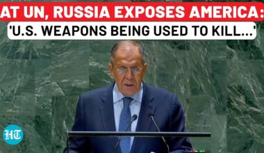 Putin Aide's Full UNGA Speech: Lavrov's Nuclear Power Hint, Shames USA On Israel, Ukraine | Russia