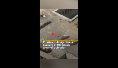 Russian military claims capture of Ukrainian town of Vuhledar | AJ #shorts