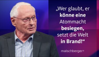 Marie-Agnes Strack-Zimmermann und Oskar Lafontaine diskutieren über den Ukraine-Krieg | maischberger