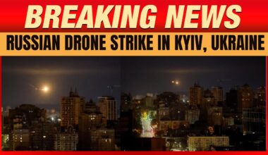 Russia launches waves of drone attacks on Kyiv, Ukraine's military says