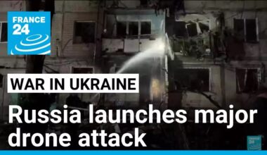 Russia launches major drone attack on Ukraine • FRANCE 24 English