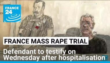 Frenchman on trial for mass rape of wife to testify Wednesday • FRANCE 24 English