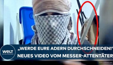 SOLINGEN: "Werde eure Adern durchschneiden!" IS veröffentlicht neues Video des Messer-Attentäters!